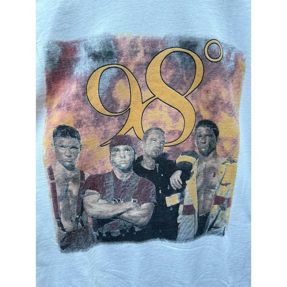 Fruit Of The Loom Vintage 90s 98 Degrees Heat It … - image 2