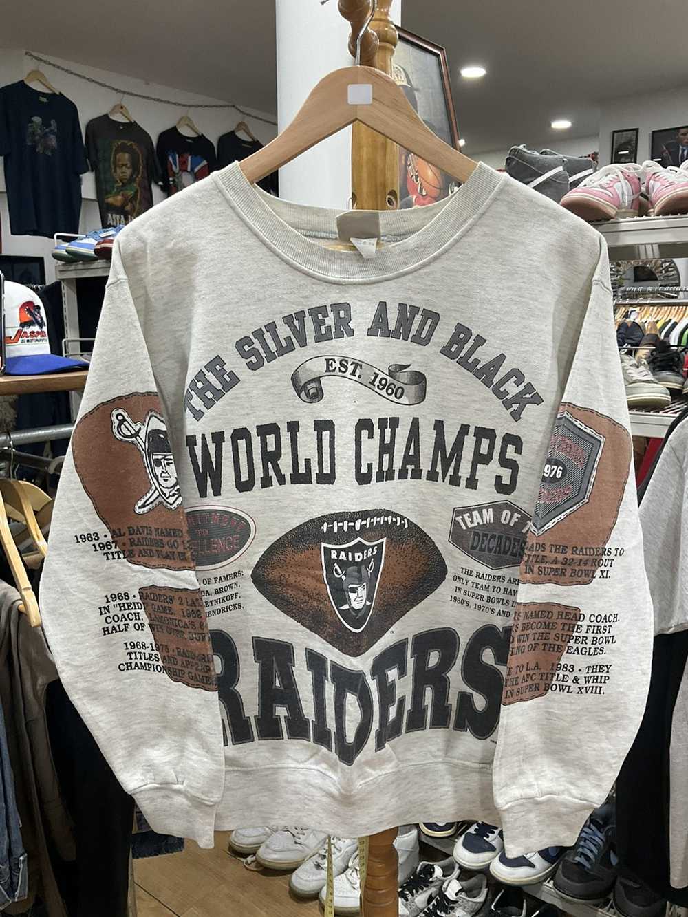 NFL × Oakland Raiders × Streetwear 90s Raiders Th… - image 1