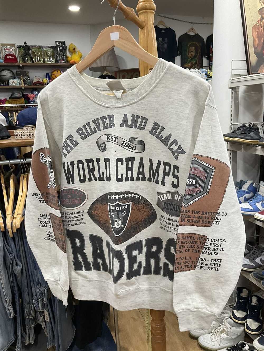 NFL × Oakland Raiders × Streetwear 90s Raiders Th… - image 4