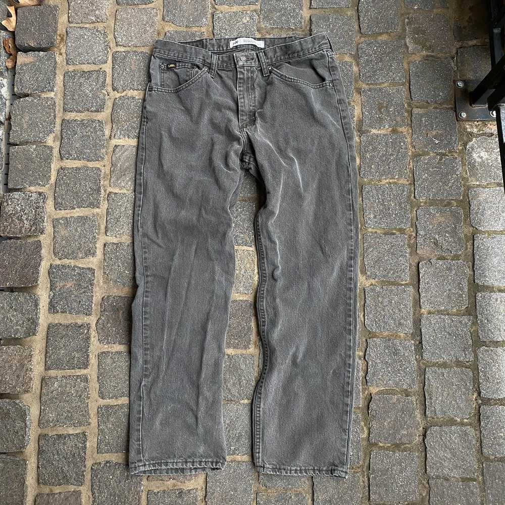 Lee × Vintage Vintage Lee Jeans Gray Denim Regula… - image 2