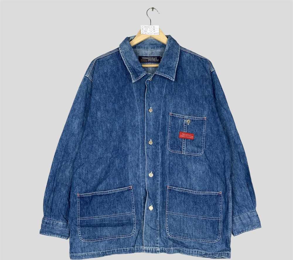 Denim Jacket × Vintage Vintage 90s TRIMMER CRAFT … - image 1