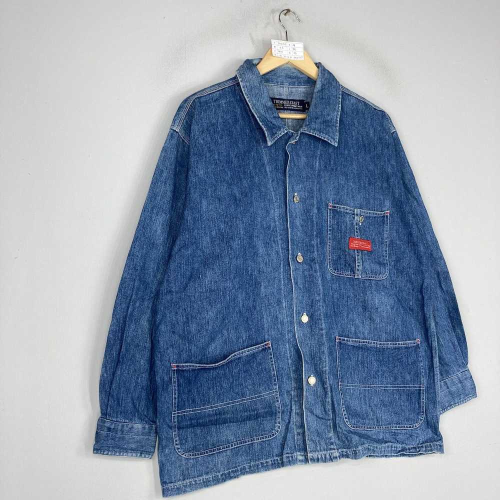 Denim Jacket × Vintage Vintage 90s TRIMMER CRAFT … - image 4