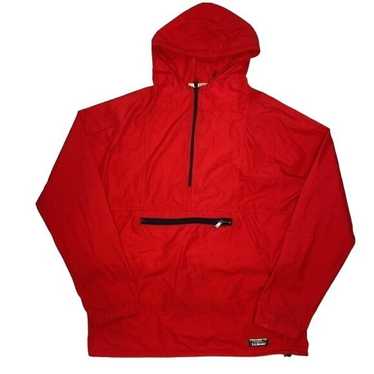 Vintage L.L. Bean Red Anorak Jacket: Size Large - image 1