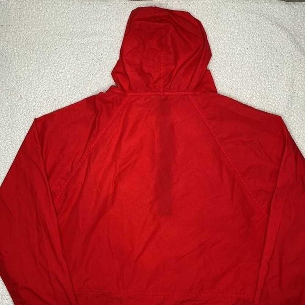 Vintage L.L. Bean Red Anorak Jacket: Size Large - image 4