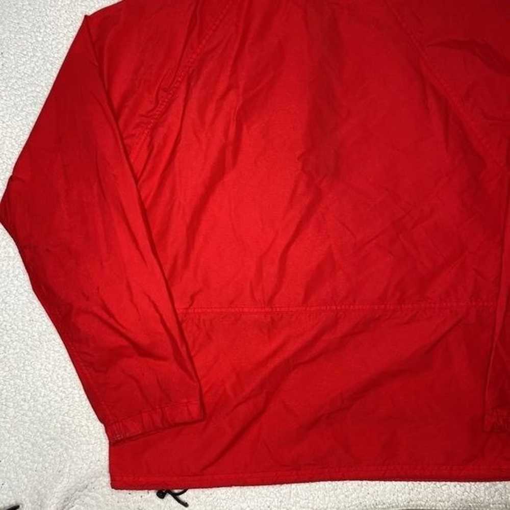 Vintage L.L. Bean Red Anorak Jacket: Size Large - image 9