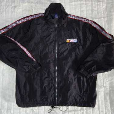 Vintage Nascar Racing Driver School Jacket Men Si… - image 1