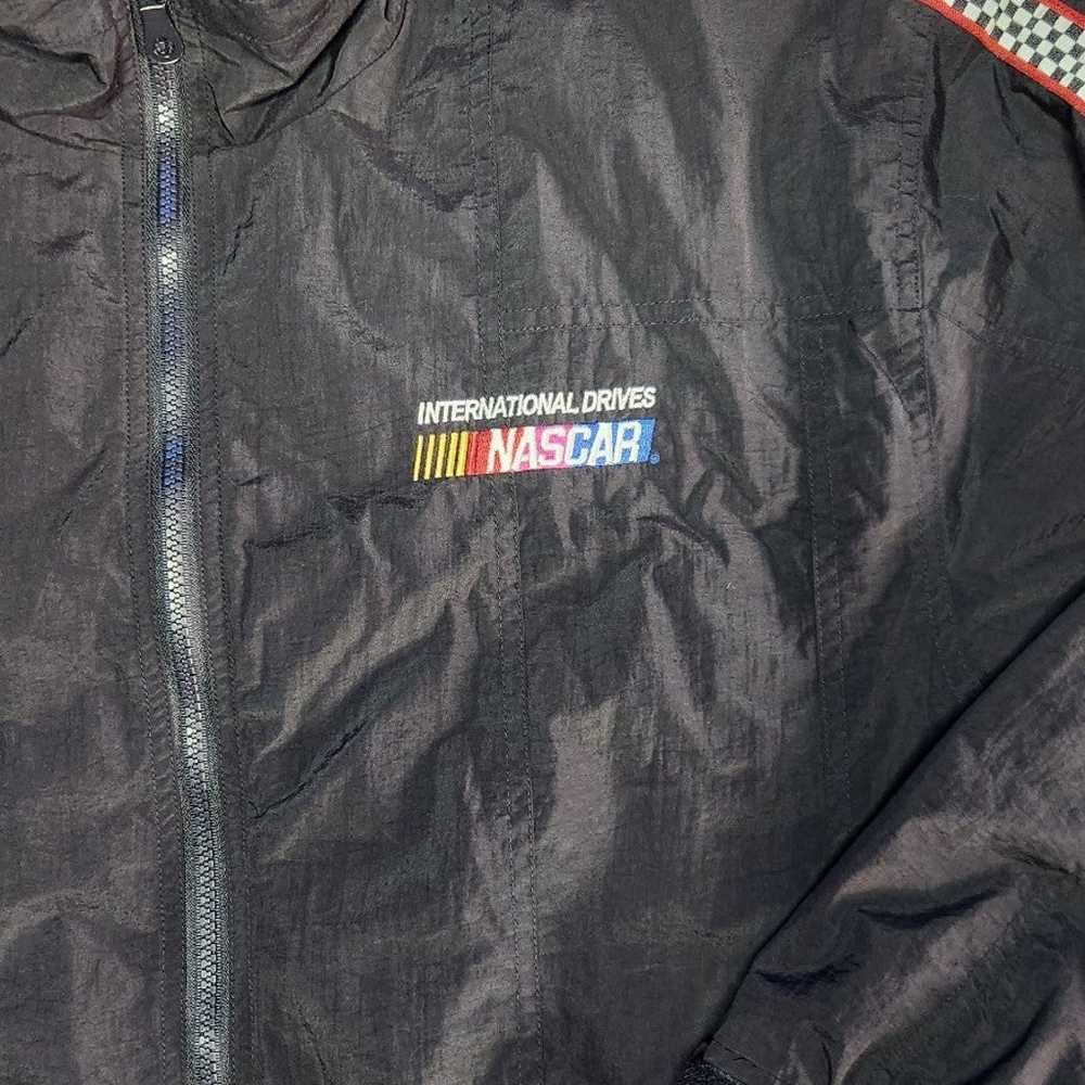 Vintage Nascar Racing Driver School Jacket Men Si… - image 2