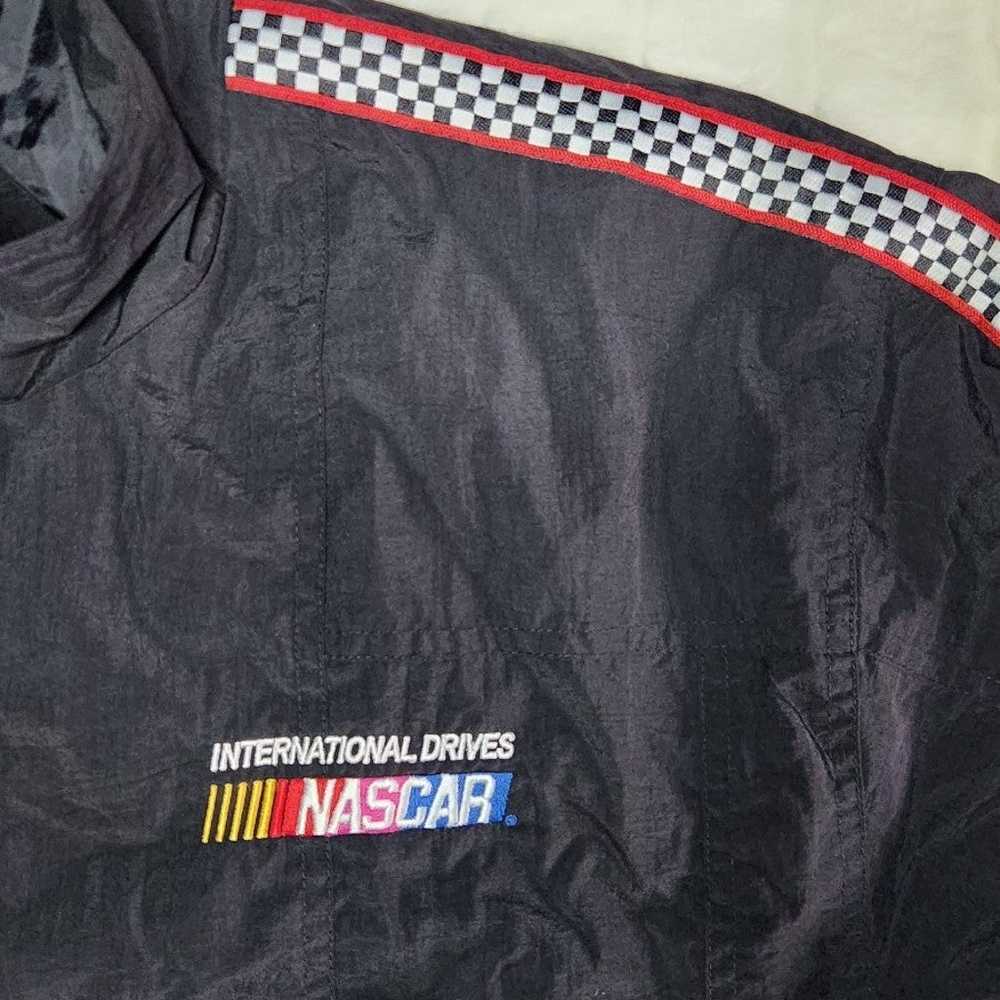 Vintage Nascar Racing Driver School Jacket Men Si… - image 4