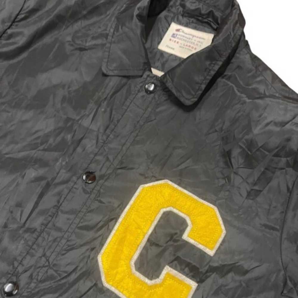 True Vintage mens Champion Wind breaker jacket na… - image 3