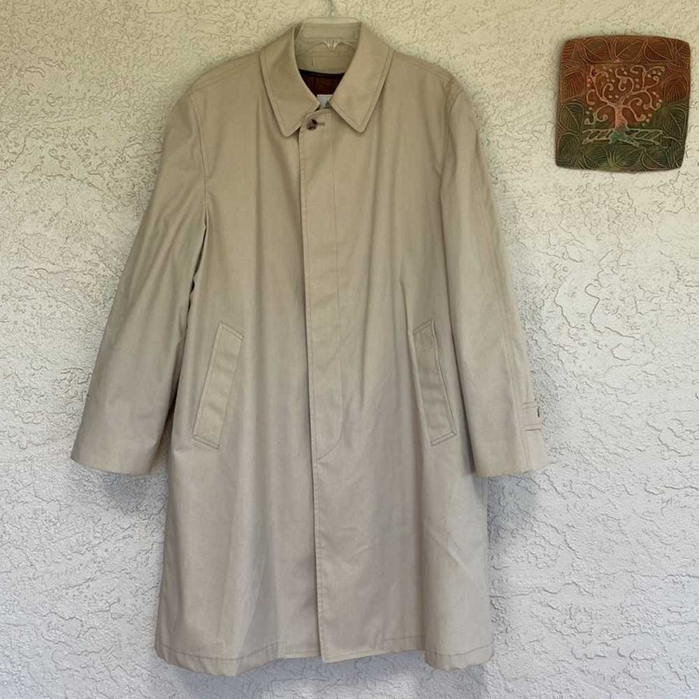 Men’s Vintage Trench Coat with Removable Thinsula… - image 1