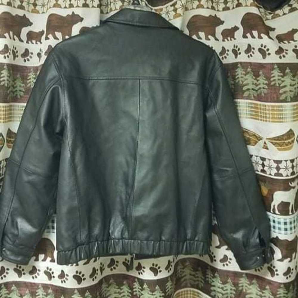Very Nice St John's Bay Leather jacket sz L - image 2