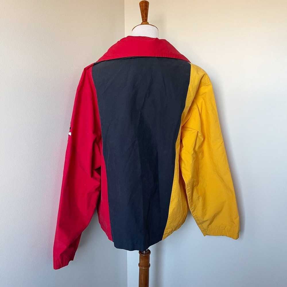 Nautica Vintage Color Block Full Zip Up Jacket Si… - image 8