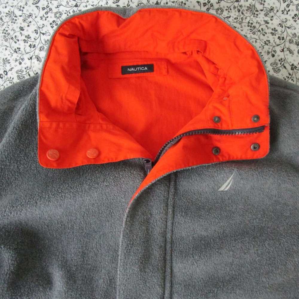 90s Nautica reversible fleece jacket L - image 2