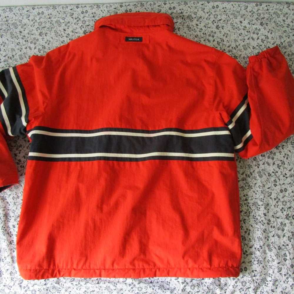 90s Nautica reversible fleece jacket L - image 5