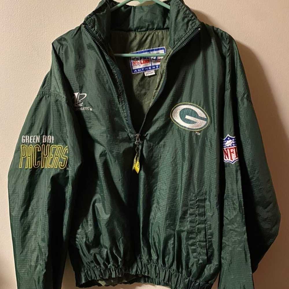 VTG Green Bay Packers Pro Line Jacket~L - image 8