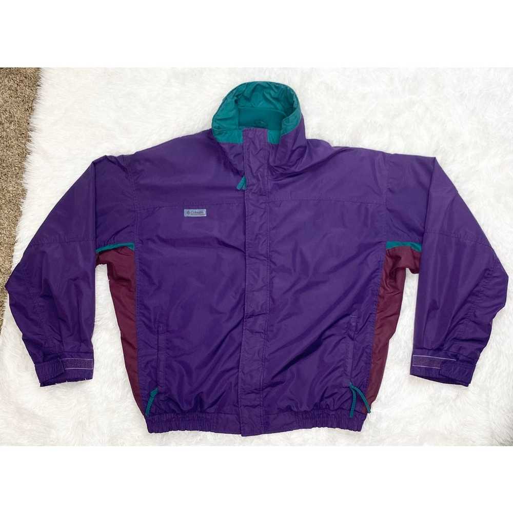 Vintage Columbia Sportswear Men’s Purple Light Wi… - image 7