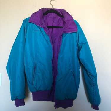 Vintage Columbia Bugaboo 3-in-1 Ski Jacket Mens L Blue Orange Fushia Retro  90s