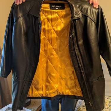 mens leather jacket - image 1