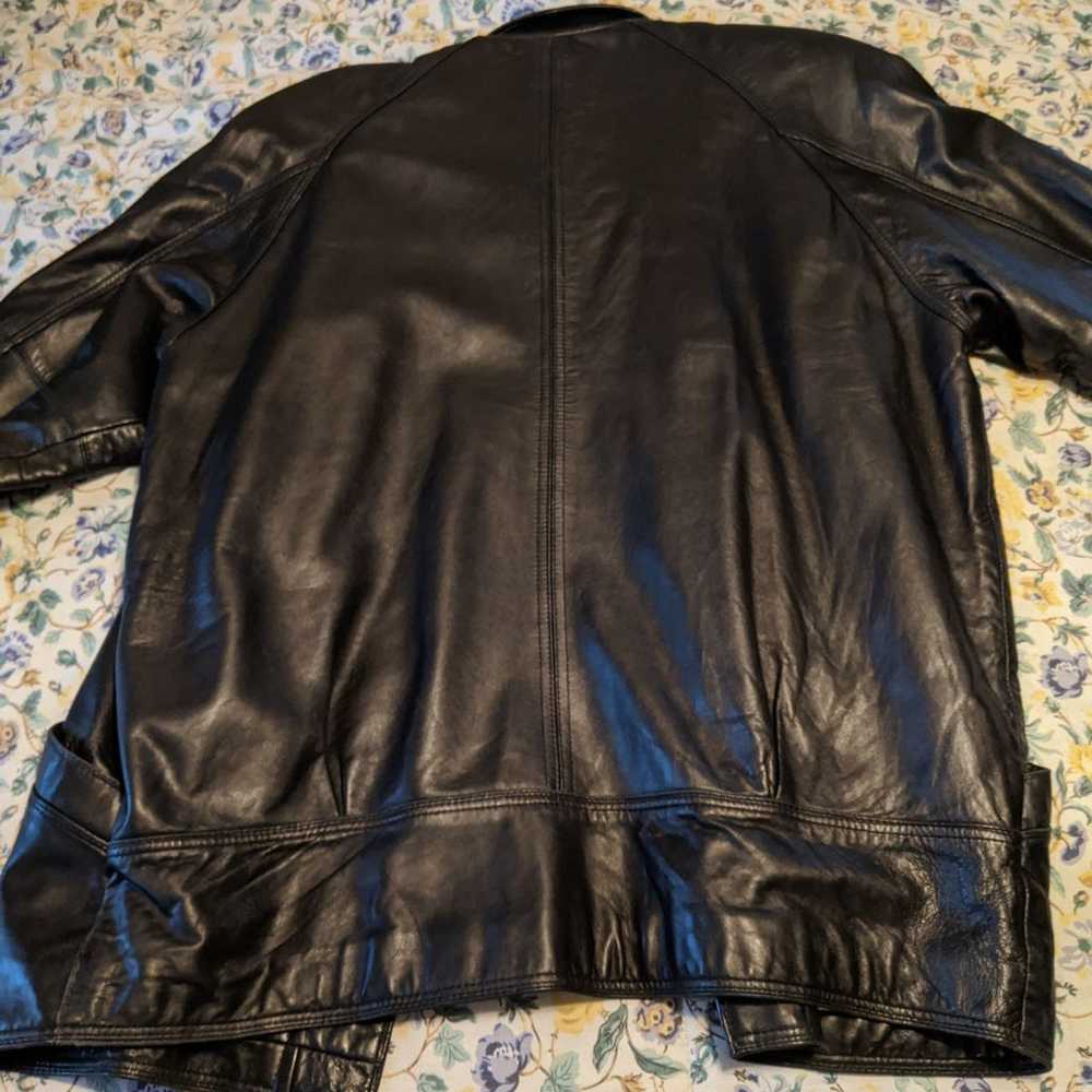 mens leather jacket - image 2