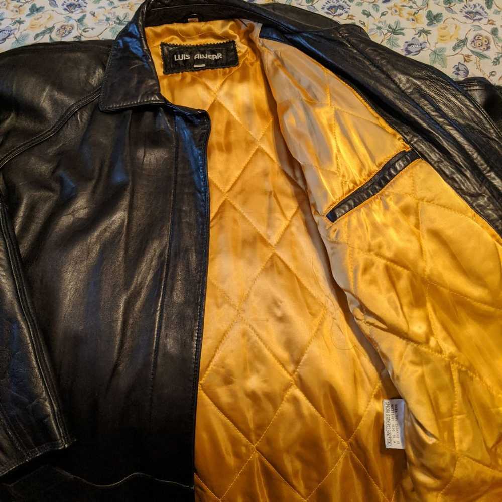 mens leather jacket - image 4