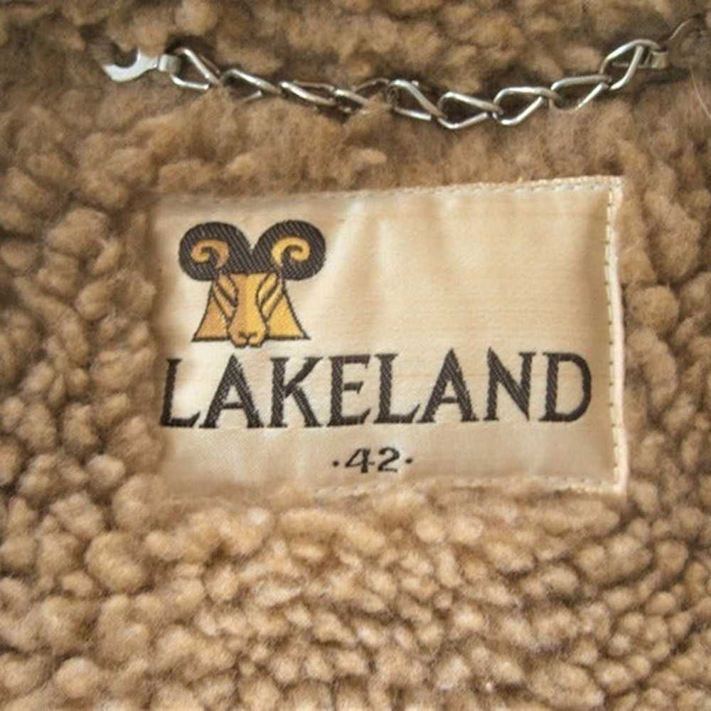 Vintage Men's LAKELAND GROVER Suede Leather Sherp… - image 7