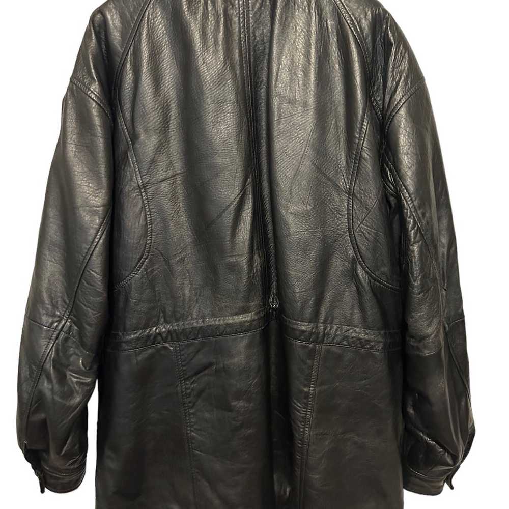pierre cardin vintage leather jacket - image 2