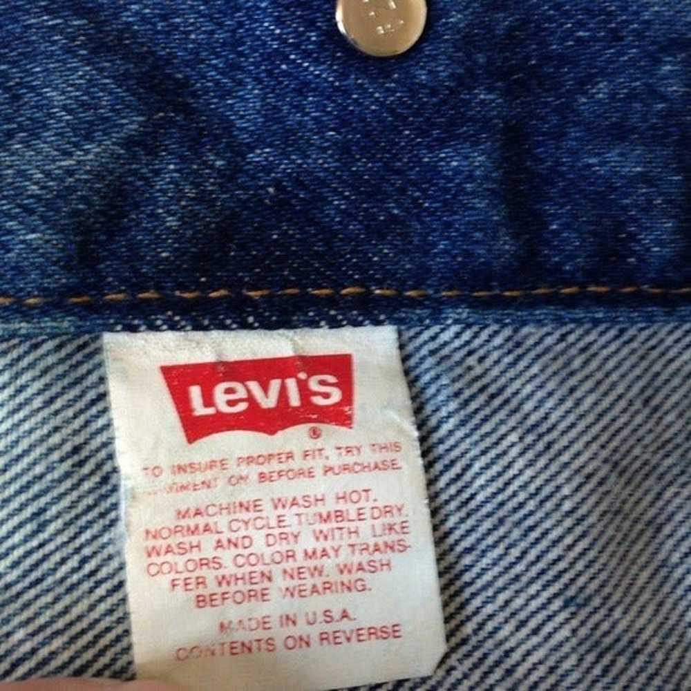 Vintage Levi's jean jacket 44L - image 7