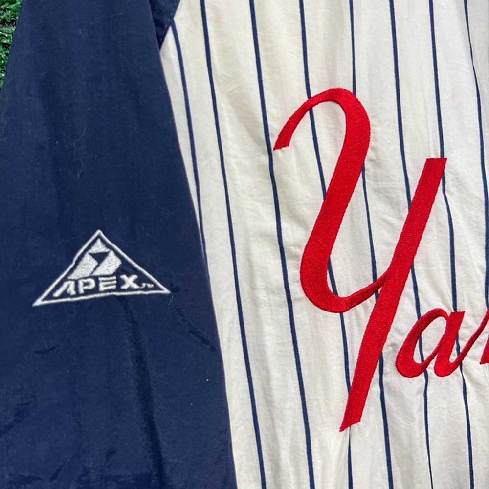vintage apex new york yankees baseball jacket - image 4