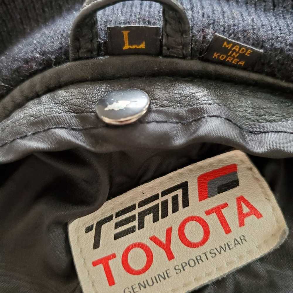 Vintage Team Toyota Leather Jacket - image 11