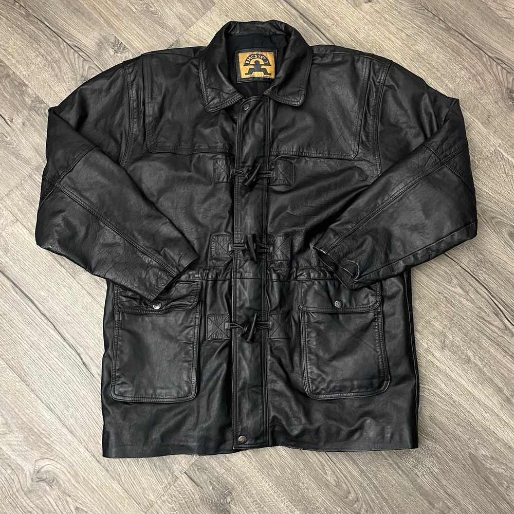 PHASE 2 Men’s Leather Jacket Size Large - image 1