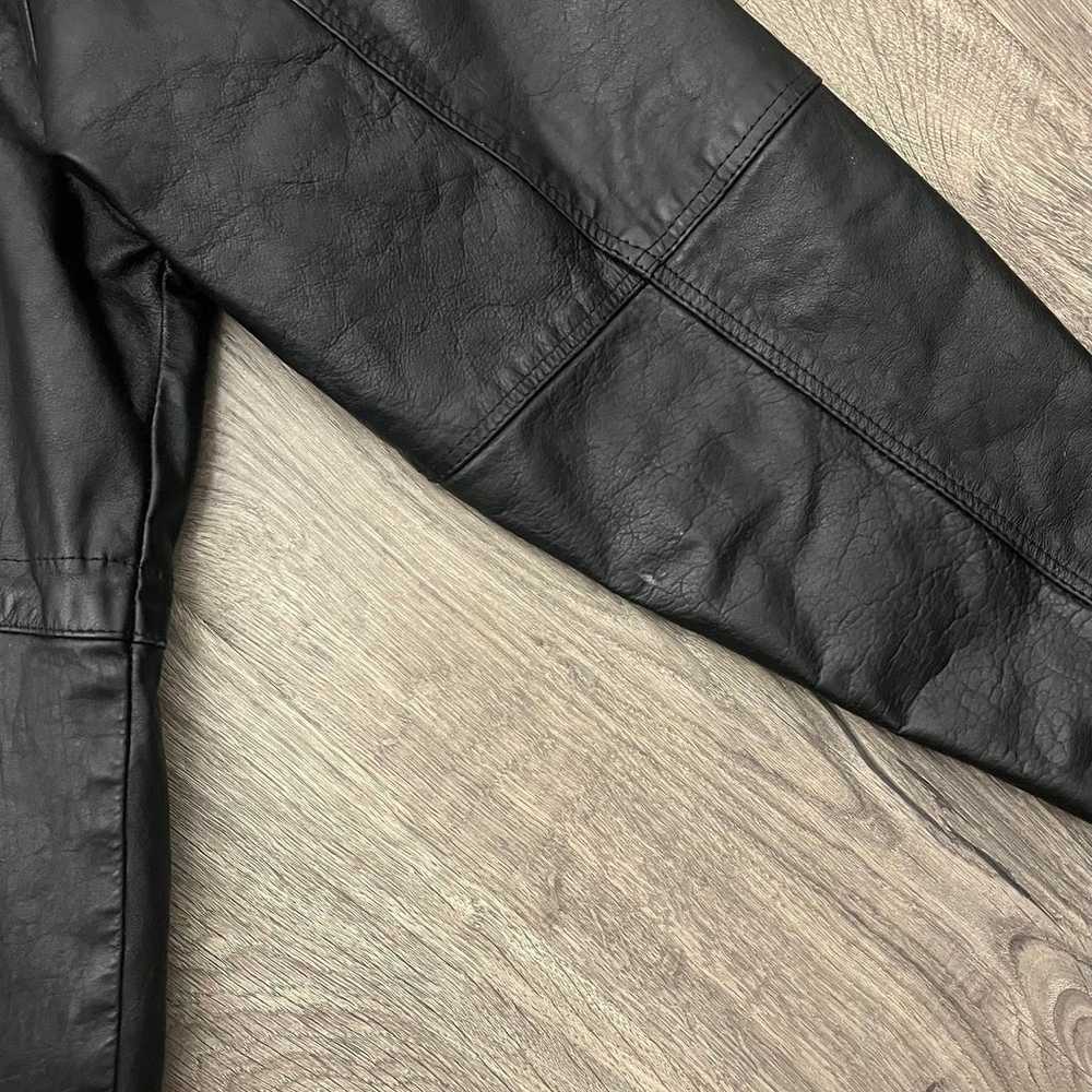 PHASE 2 Men’s Leather Jacket Size Large - image 4