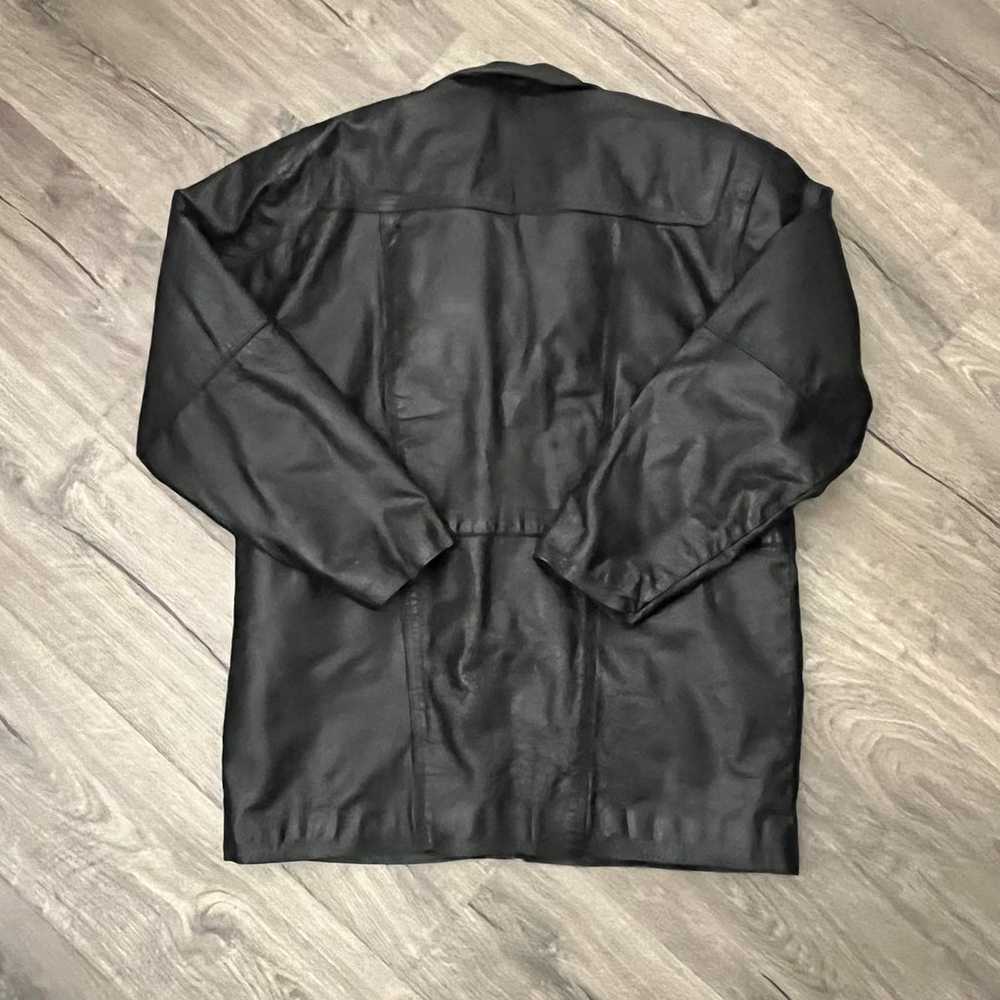 PHASE 2 Men’s Leather Jacket Size Large - image 5