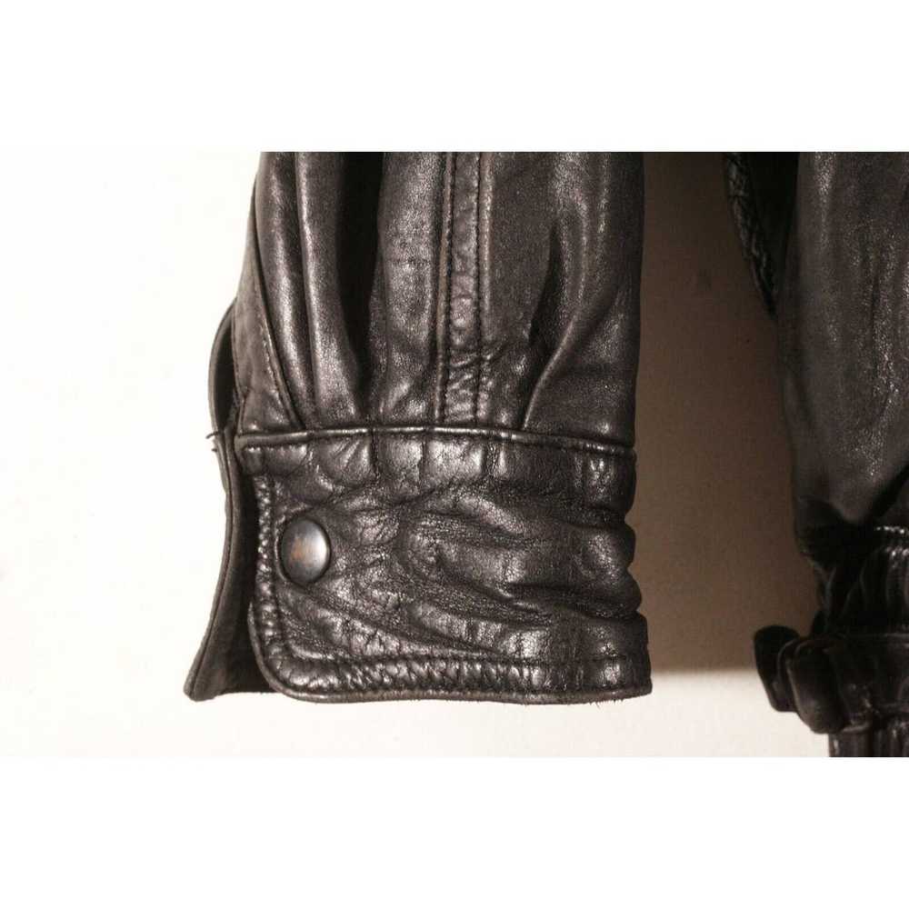 Vintage Futuristic Leather Jacket El Corte Ingles… - image 10