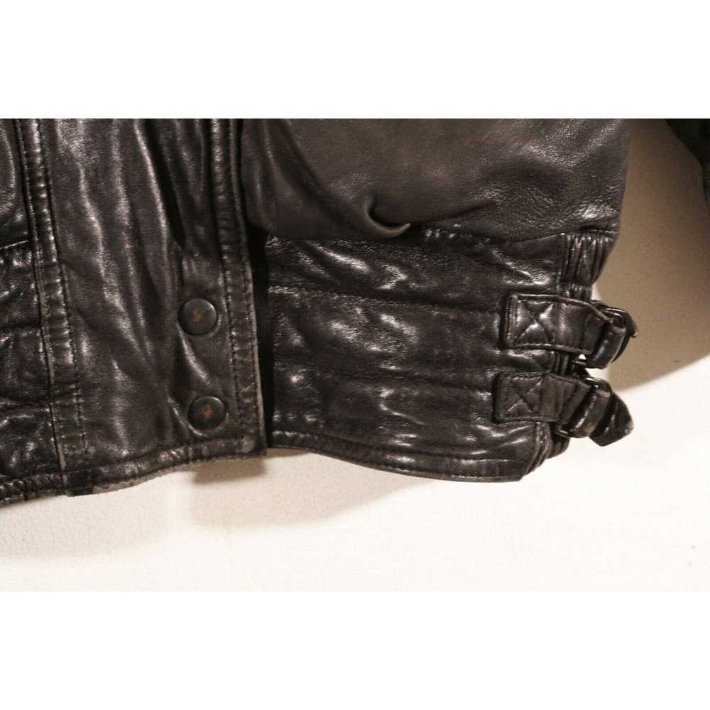 Vintage Futuristic Leather Jacket El Corte Ingles… - image 4