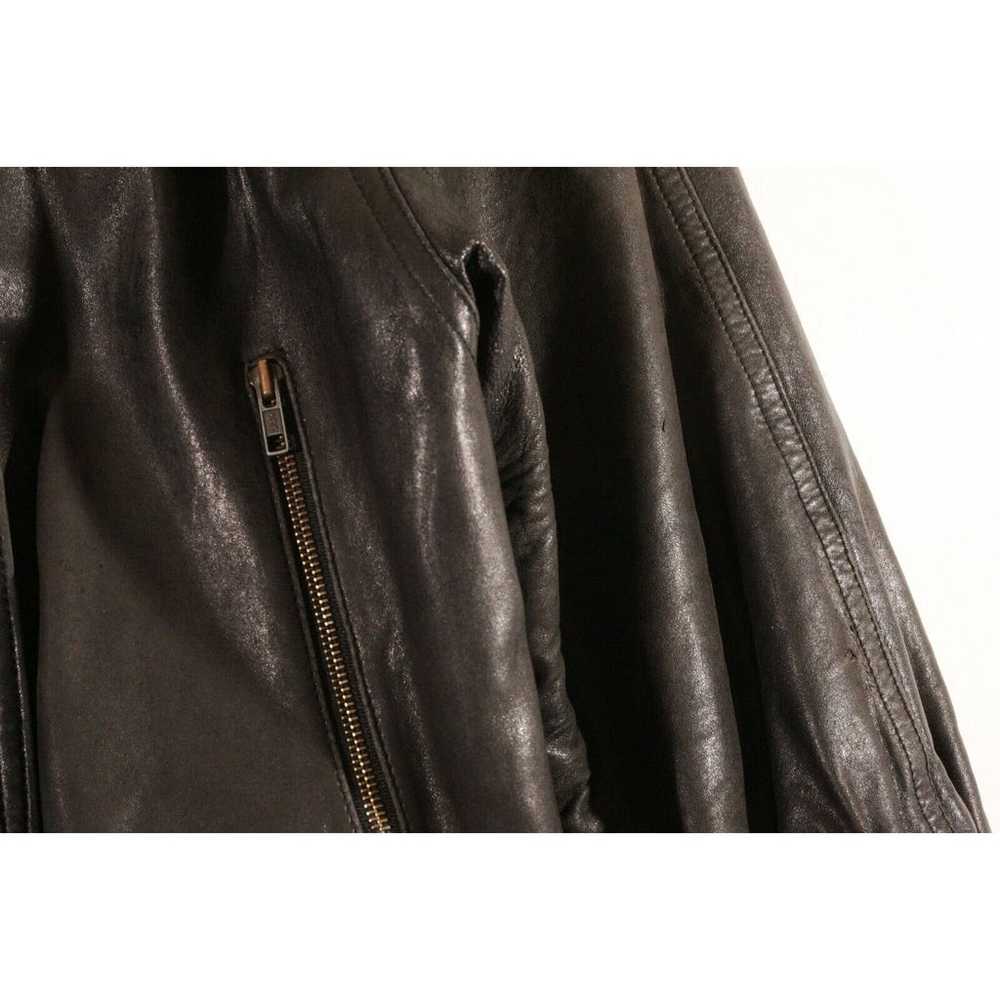 Vintage Futuristic Leather Jacket El Corte Ingles… - image 5