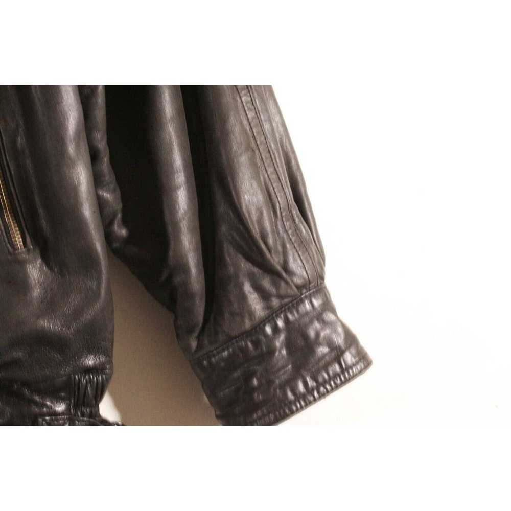 Vintage Futuristic Leather Jacket El Corte Ingles… - image 6