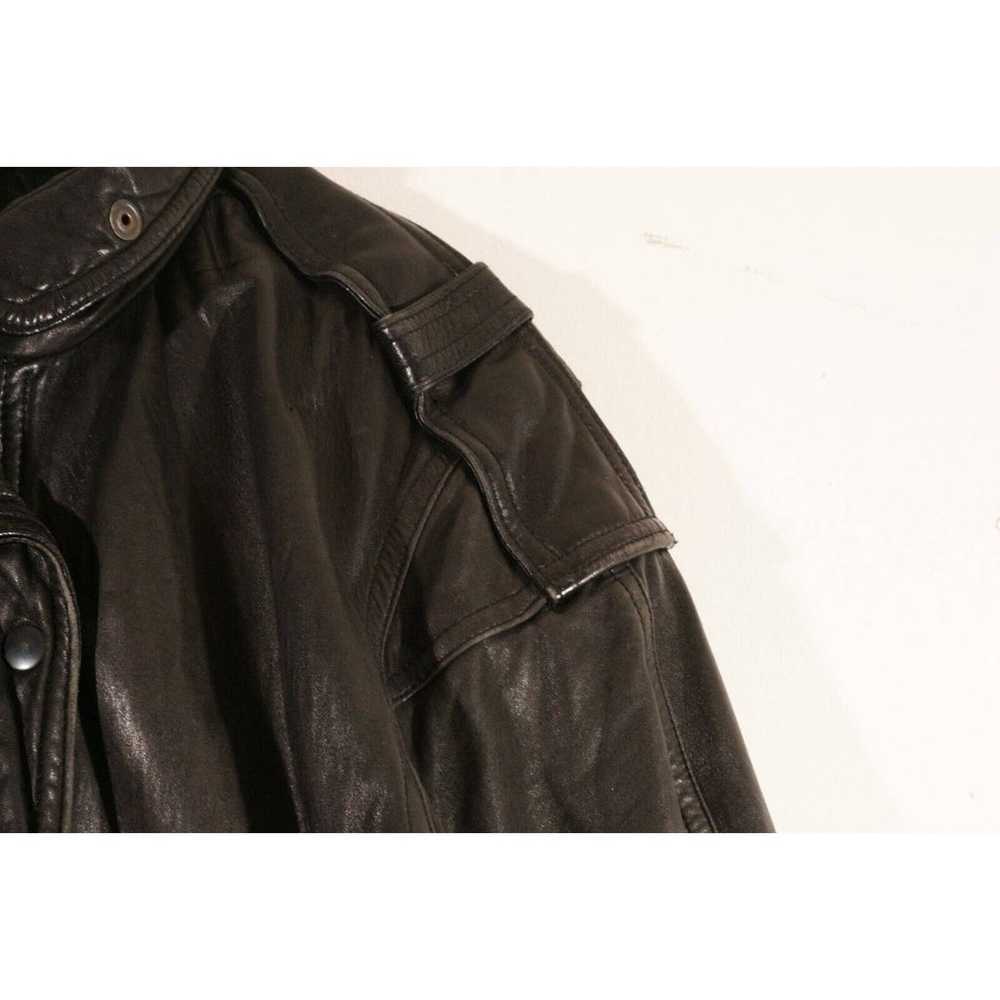 Vintage Futuristic Leather Jacket El Corte Ingles… - image 7