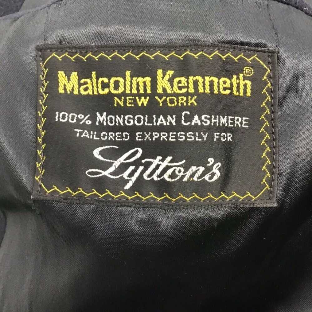 Vtg Malcolm Kenneth Men's Cashmere Coat - image 2