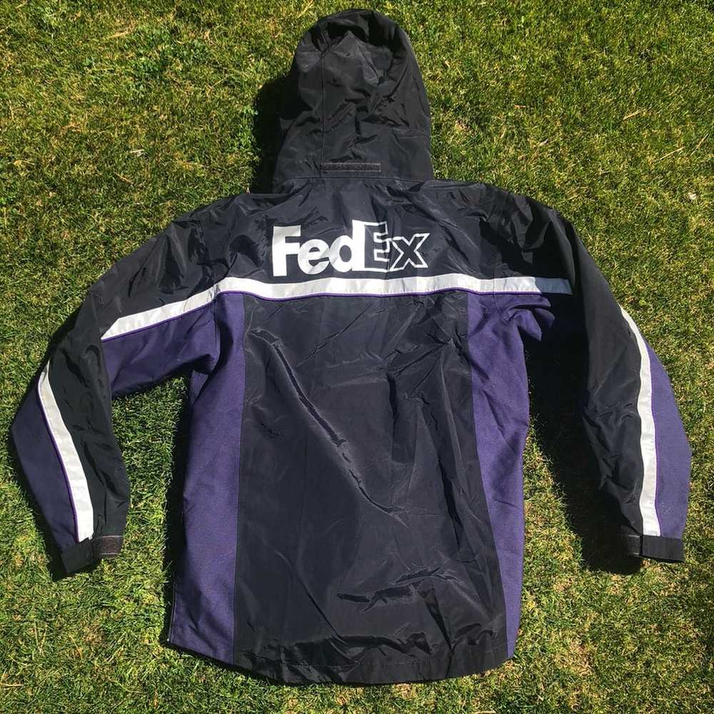 Vintage Fed ex reflective jacket  Offici - image 1
