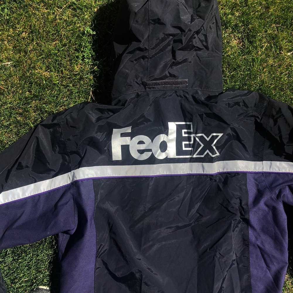 Vintage Fed ex reflective jacket  Offici - image 2