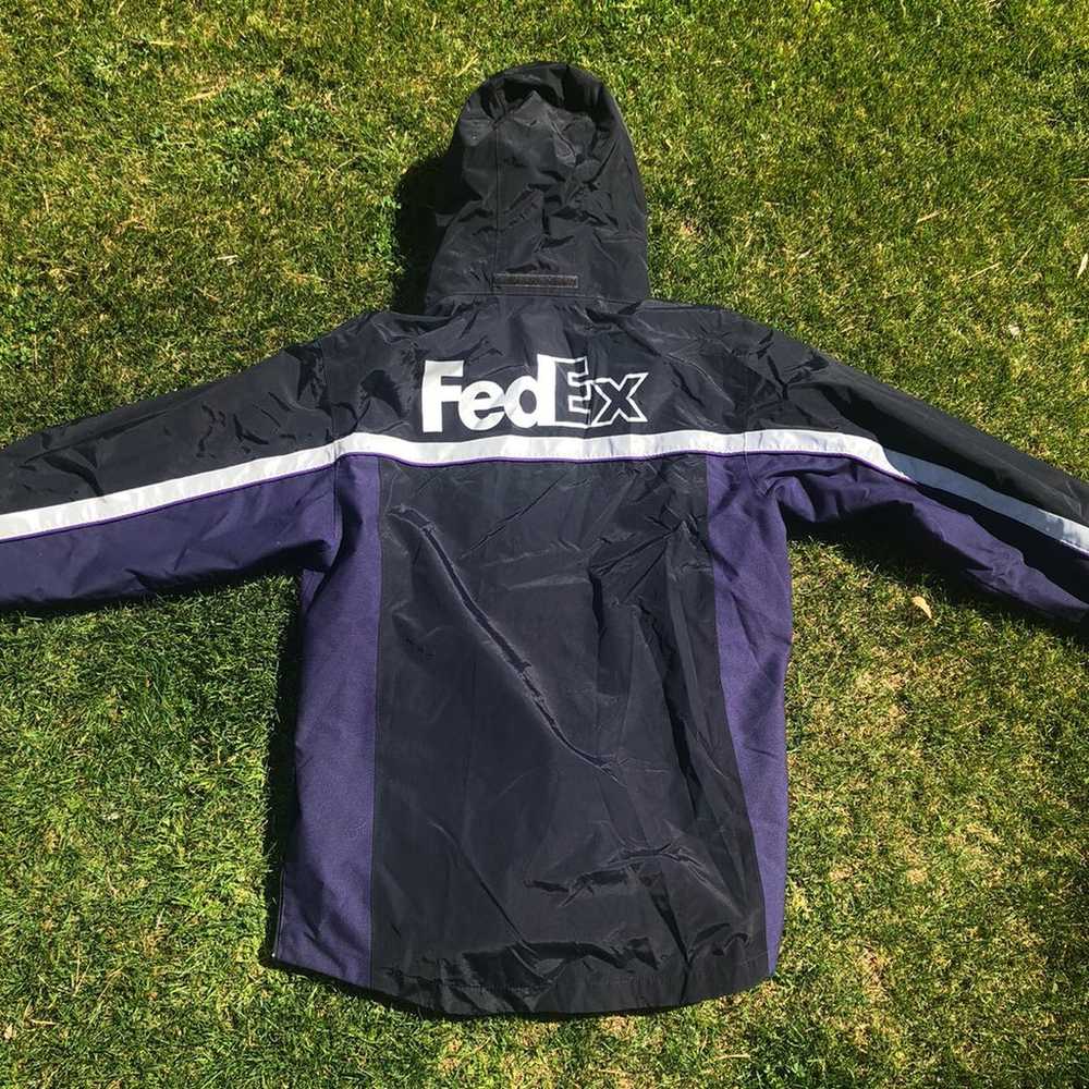 Vintage Fed ex reflective jacket  Offici - image 5