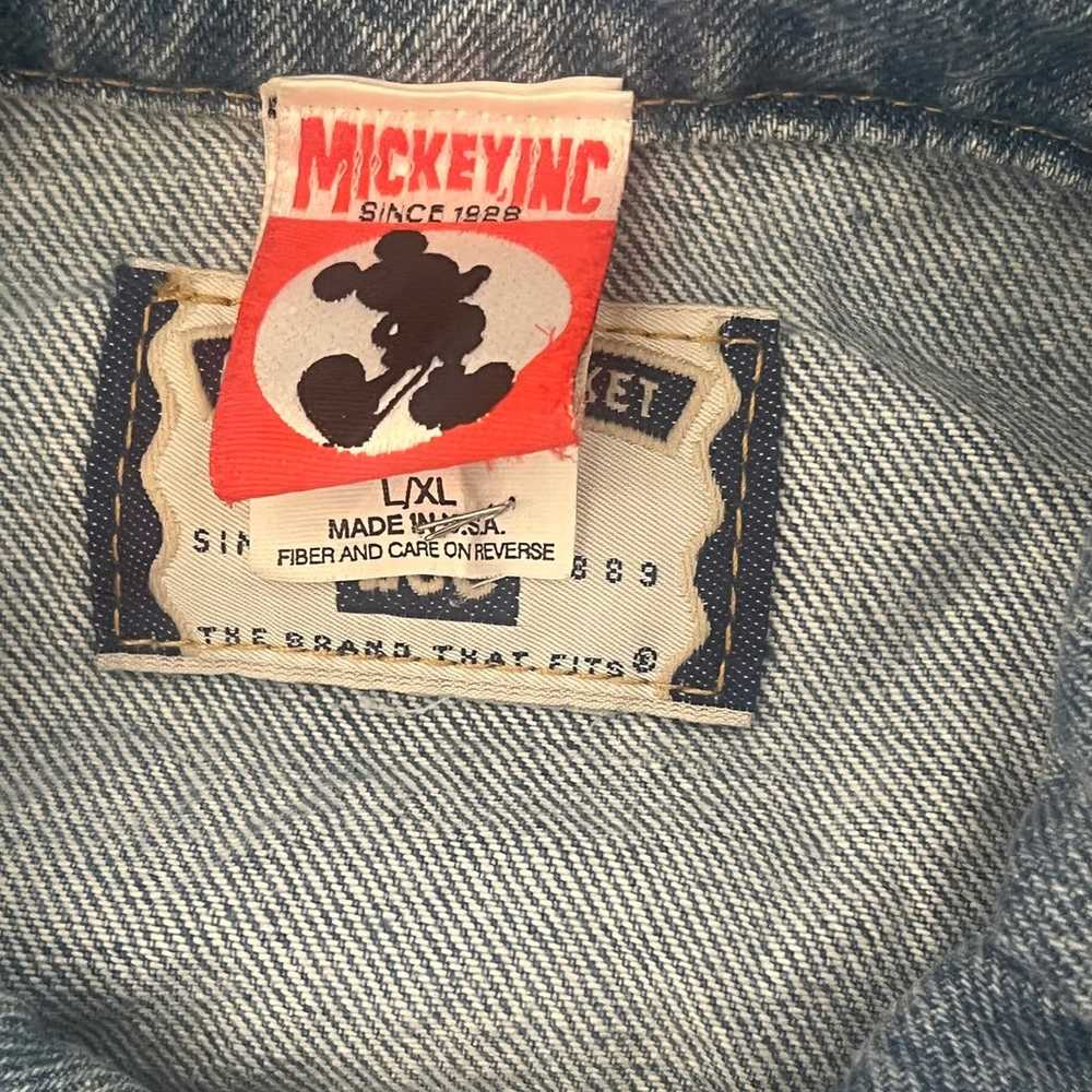 Vintage Mickey Mouse Denim Jacket - image 2