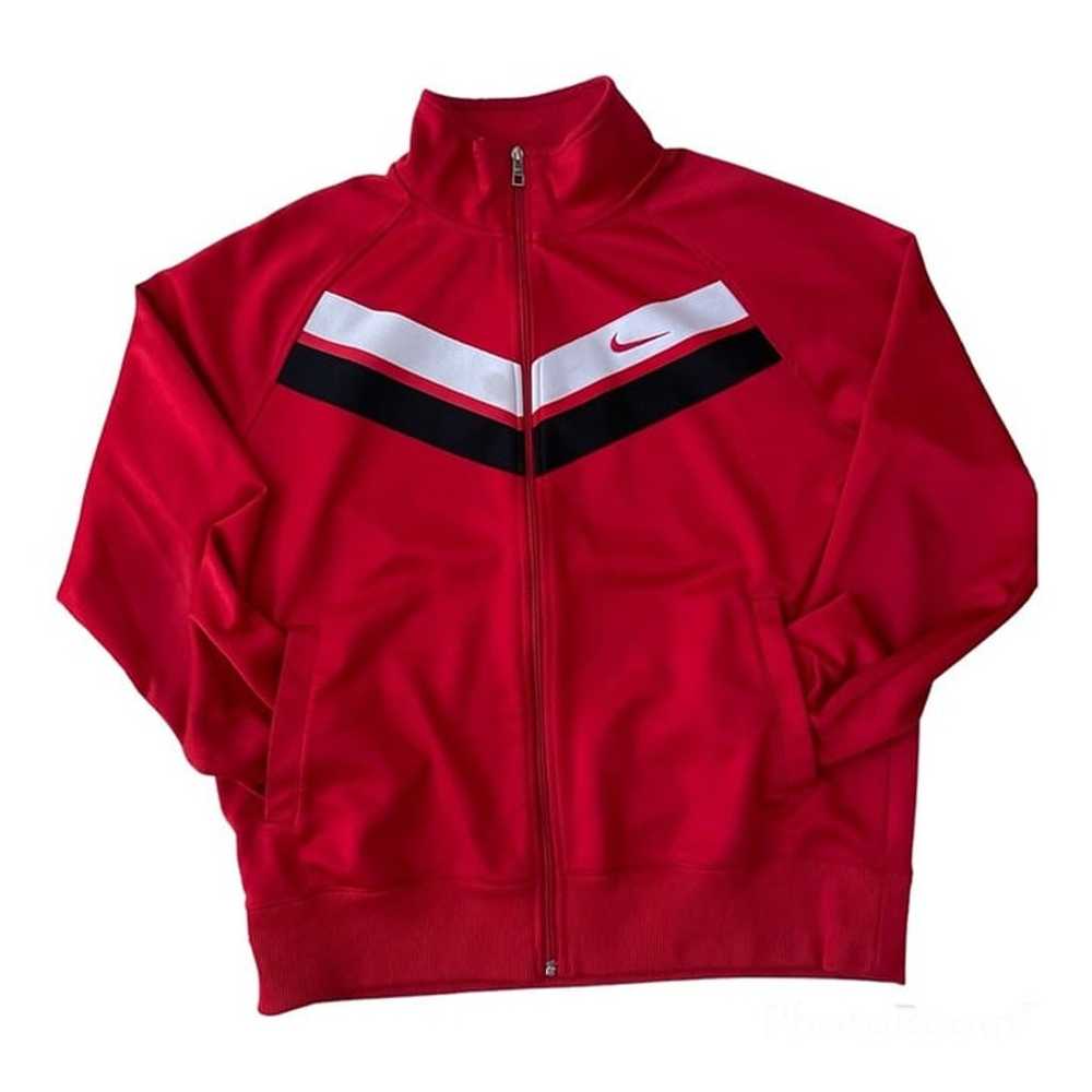Vintage Nike Jacket Men's Size Large Red - image 2