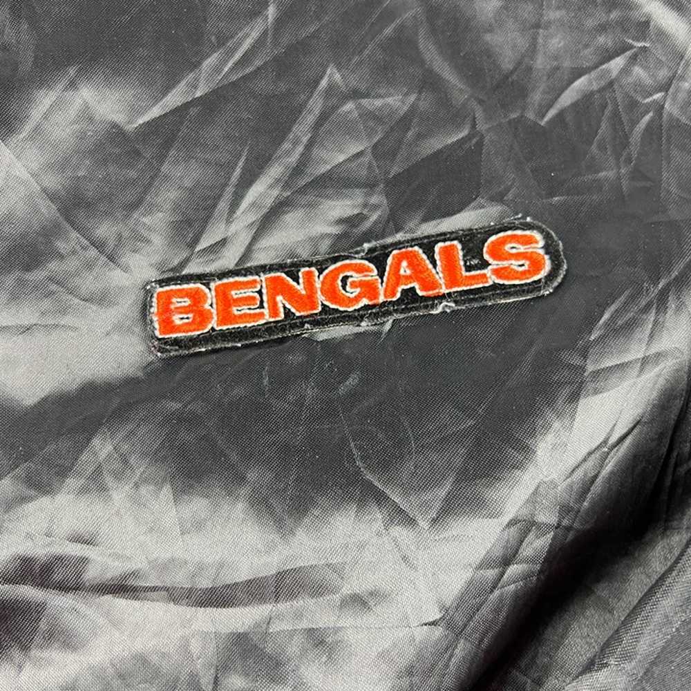 VTG 90s Chalk Line NFL Cincinnati Bengals Satin J… - image 3