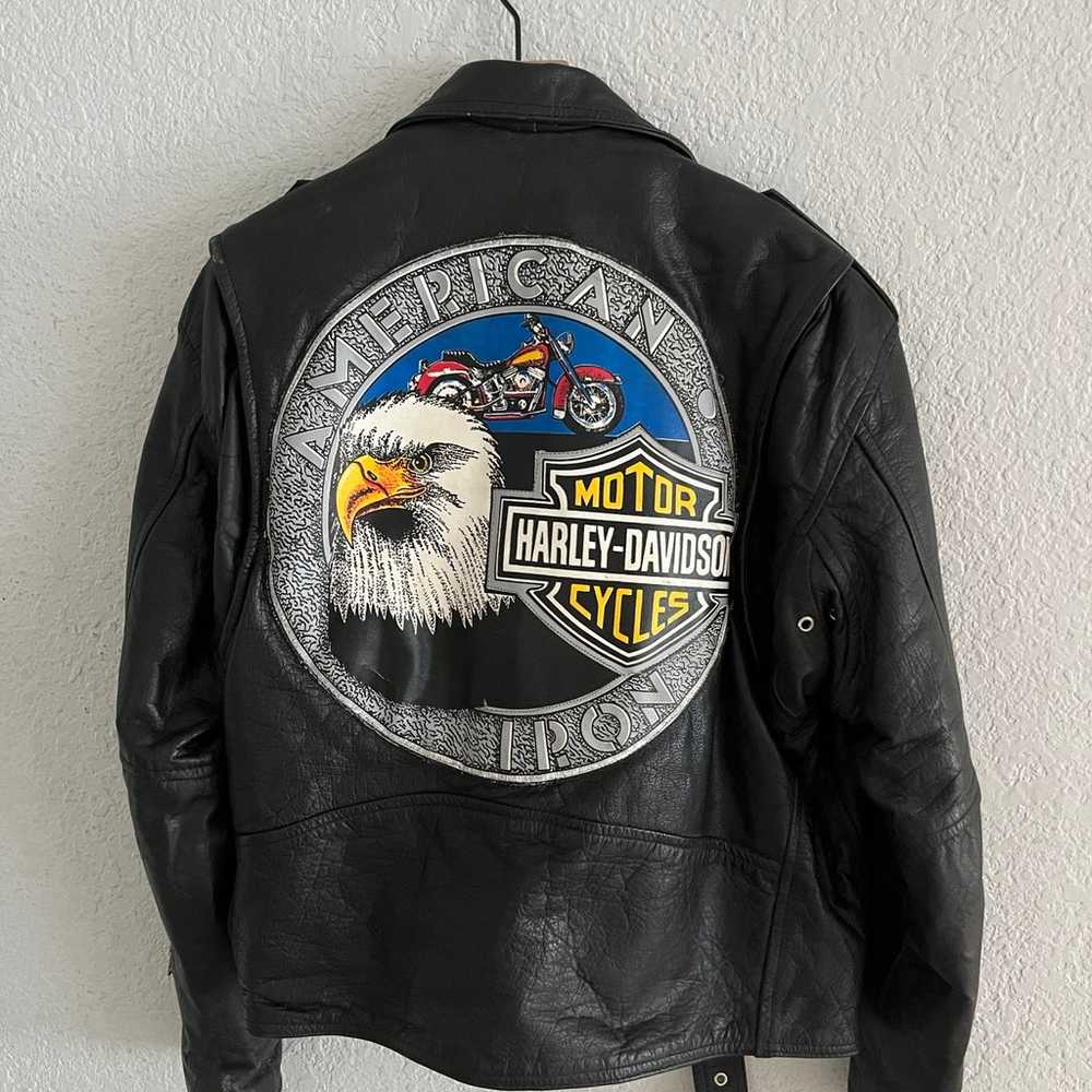 1980s Rare Harley Leather Jacket - image 1