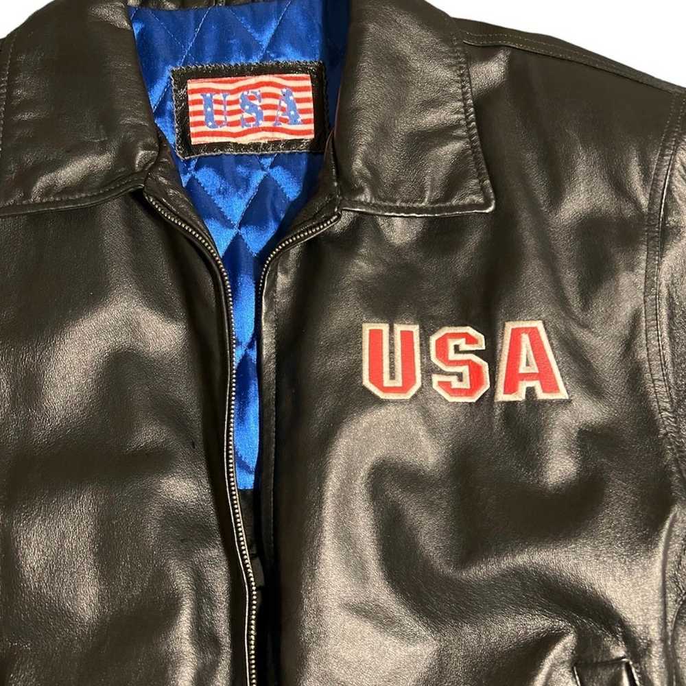 USA Leather Jacket - image 4