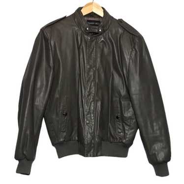 Vintage Tannery West Leather Bomber Jacket