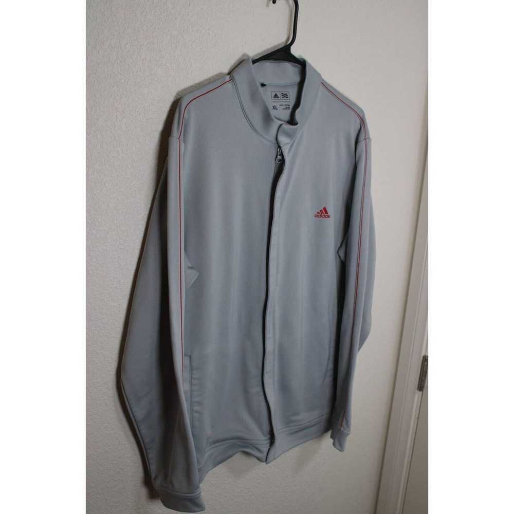 ADIDAS Men's XL Gray/Red ClimaWarm Full-zip Jacke… - image 5