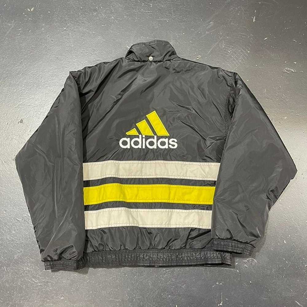 Vintage y2k Adidas puffer lined track embroidered… - image 1