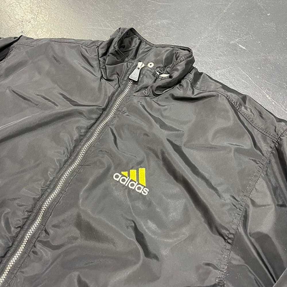 Vintage y2k Adidas puffer lined track embroidered… - image 3